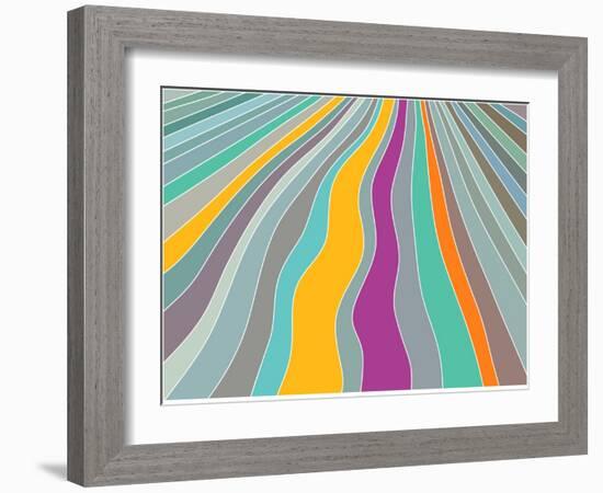 Color Way-Mike_Kiev-Framed Art Print