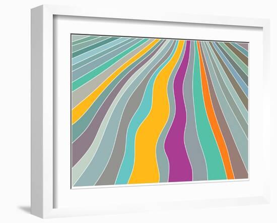 Color Way-Mike_Kiev-Framed Art Print