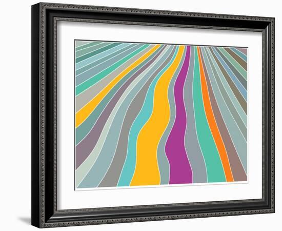 Color Way-Mike_Kiev-Framed Art Print