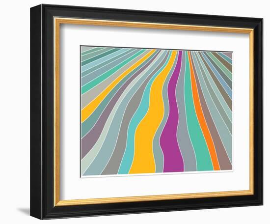 Color Way-Mike_Kiev-Framed Art Print