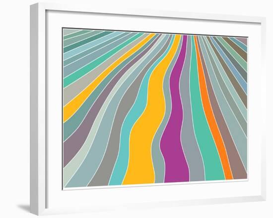 Color Way-Mike_Kiev-Framed Art Print