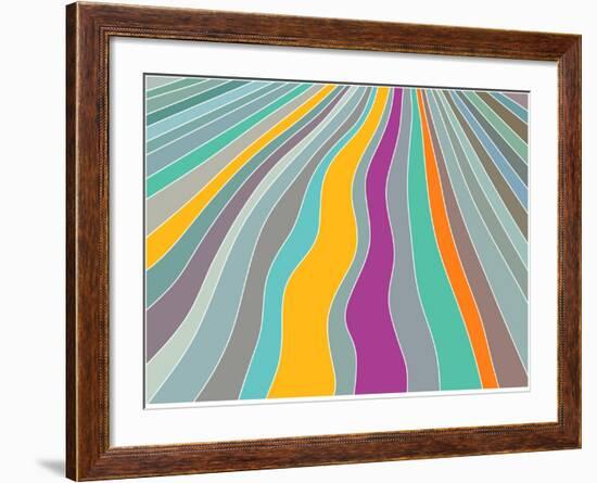 Color Way-Mike_Kiev-Framed Art Print