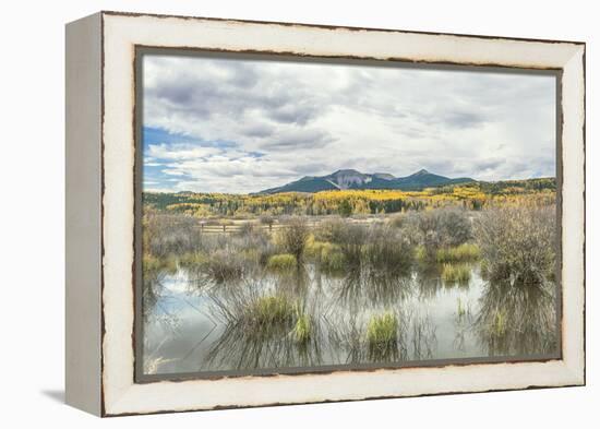 Colorado, Autumn Color at Steamboat Lake-Rob Tilley-Framed Premier Image Canvas