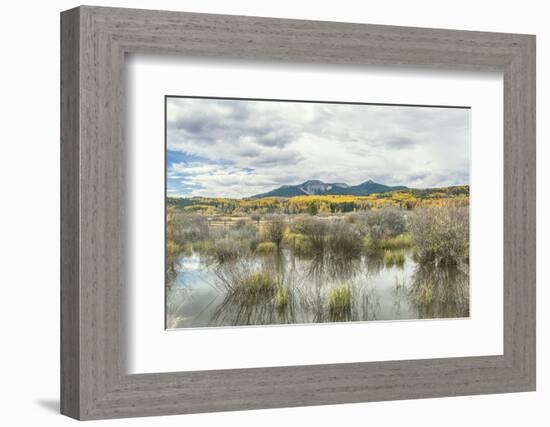 Colorado, Autumn Color at Steamboat Lake-Rob Tilley-Framed Photographic Print