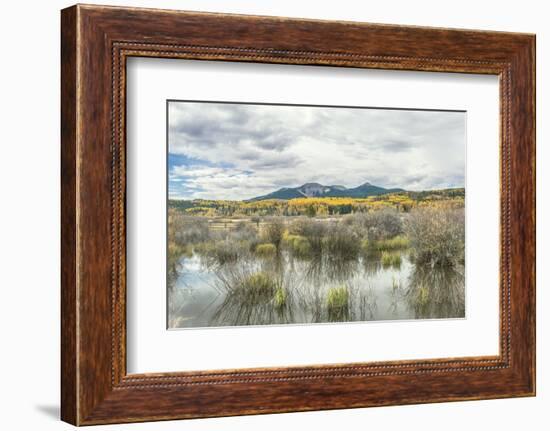 Colorado, Autumn Color at Steamboat Lake-Rob Tilley-Framed Photographic Print