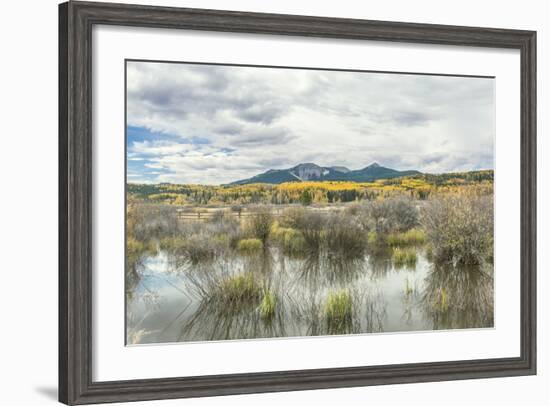 Colorado, Autumn Color at Steamboat Lake-Rob Tilley-Framed Photographic Print