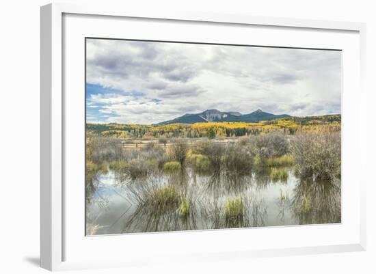 Colorado, Autumn Color at Steamboat Lake-Rob Tilley-Framed Photographic Print