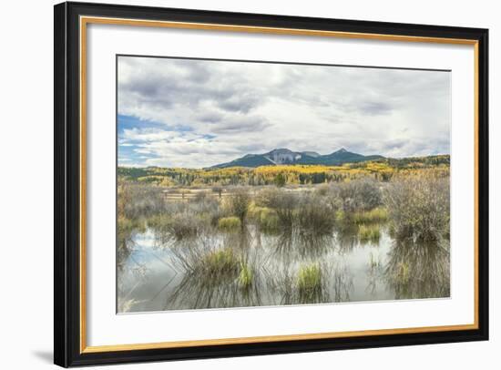 Colorado, Autumn Color at Steamboat Lake-Rob Tilley-Framed Photographic Print