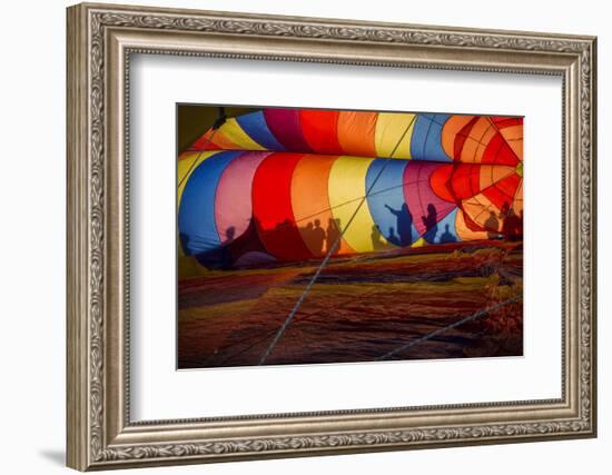 Colorado, Colorado Springs. Hot Air Balloon at the Balloon Festival-Don Grall-Framed Photographic Print