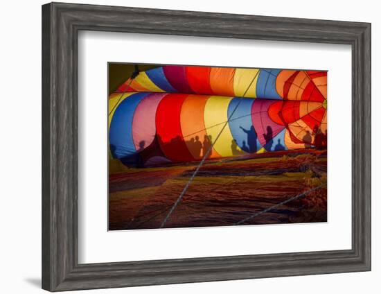 Colorado, Colorado Springs. Hot Air Balloon at the Balloon Festival-Don Grall-Framed Photographic Print