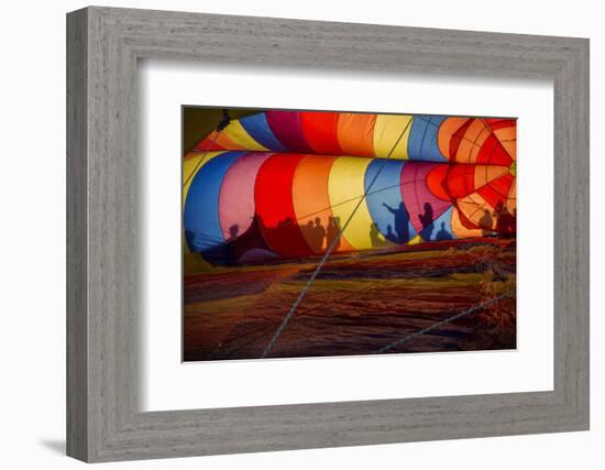 Colorado, Colorado Springs. Hot Air Balloon at the Balloon Festival-Don Grall-Framed Photographic Print