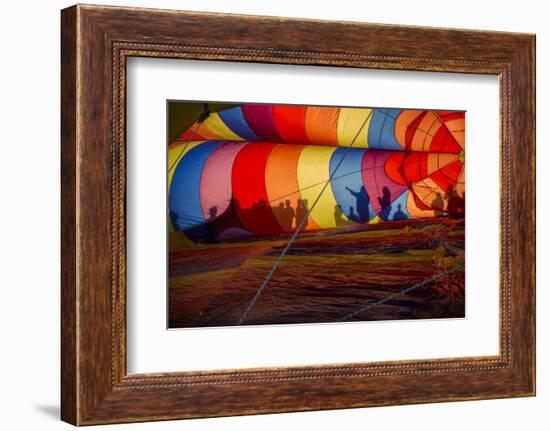 Colorado, Colorado Springs. Hot Air Balloon at the Balloon Festival-Don Grall-Framed Photographic Print