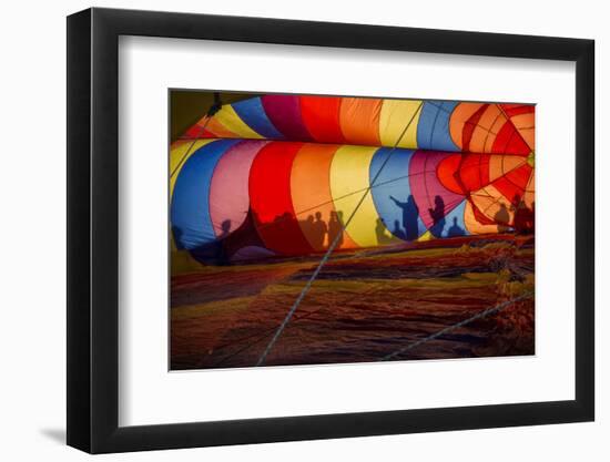 Colorado, Colorado Springs. Hot Air Balloon at the Balloon Festival-Don Grall-Framed Photographic Print