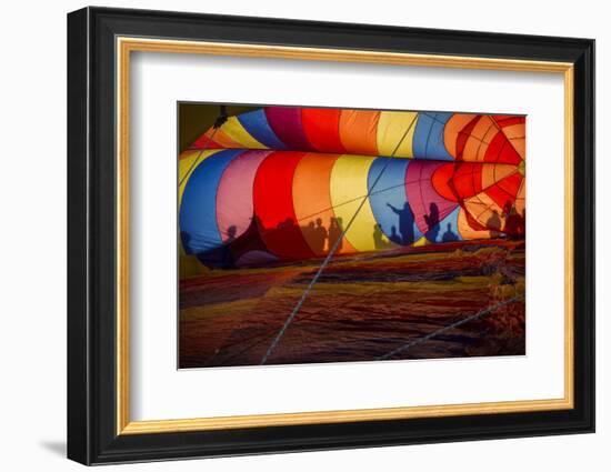 Colorado, Colorado Springs. Hot Air Balloon at the Balloon Festival-Don Grall-Framed Photographic Print