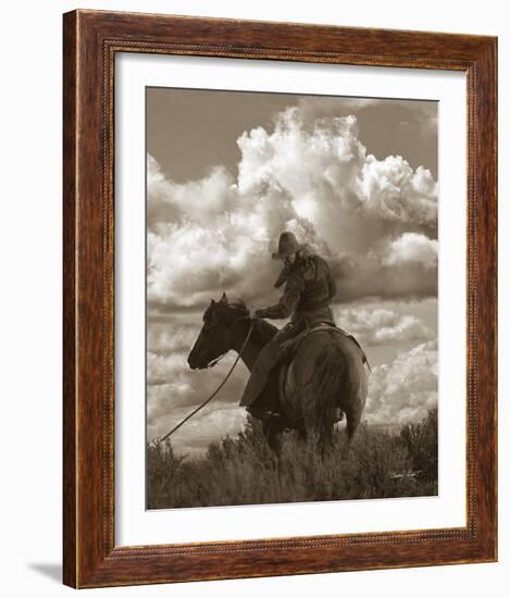 Colorado Cowboy-Barry Hart-Framed Giclee Print