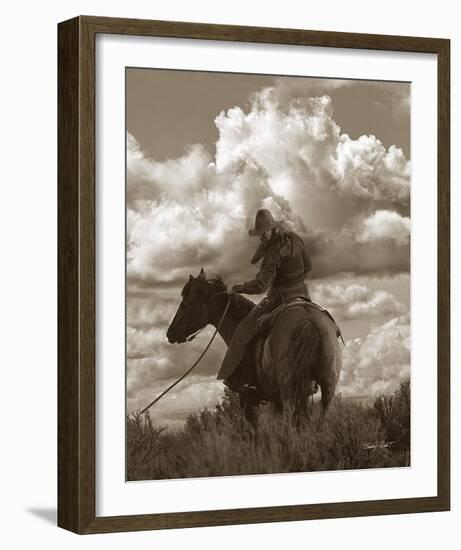 Colorado Cowboy-Barry Hart-Framed Giclee Print