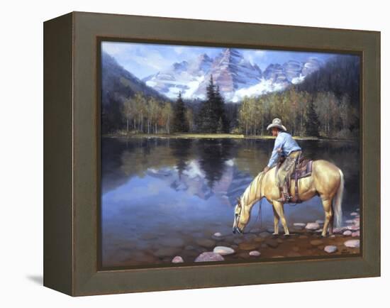 Colorado Cowboy-Jack Sorenson-Framed Stretched Canvas