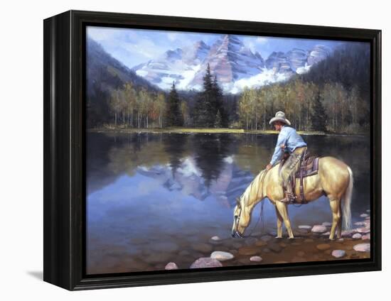 Colorado Cowboy-Jack Sorenson-Framed Stretched Canvas