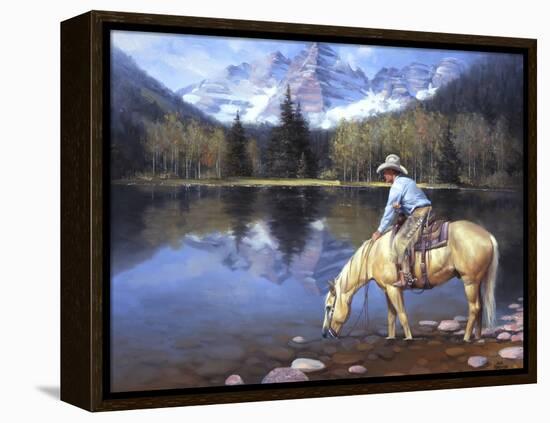 Colorado Cowboy-Jack Sorenson-Framed Stretched Canvas