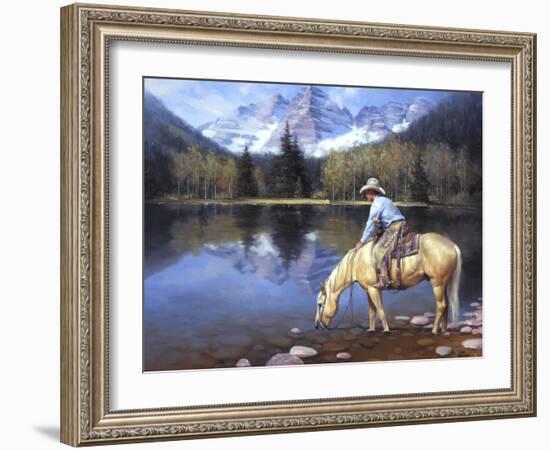 Colorado Cowboy-Jack Sorenson-Framed Premium Giclee Print