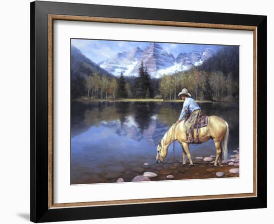 Colorado Cowboy-Jack Sorenson-Framed Premium Giclee Print