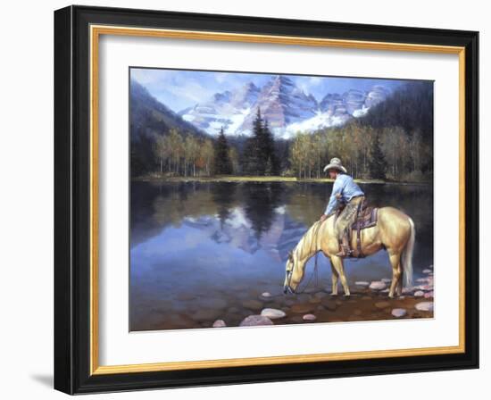 Colorado Cowboy-Jack Sorenson-Framed Premium Giclee Print