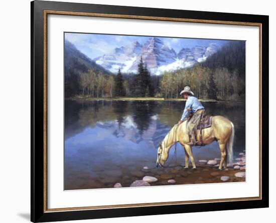 Colorado Cowboy-Jack Sorenson-Framed Art Print