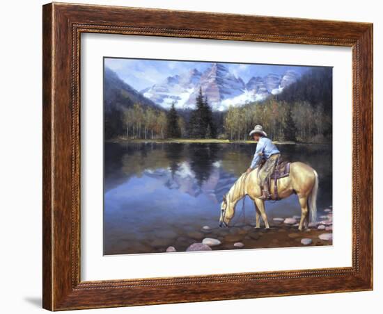 Colorado Cowboy-Jack Sorenson-Framed Art Print