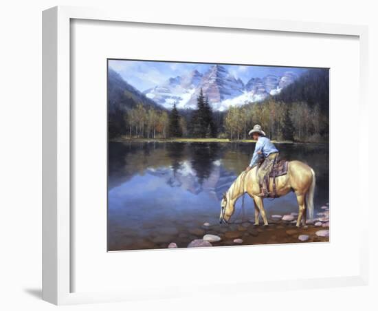 Colorado Cowboy-Jack Sorenson-Framed Art Print