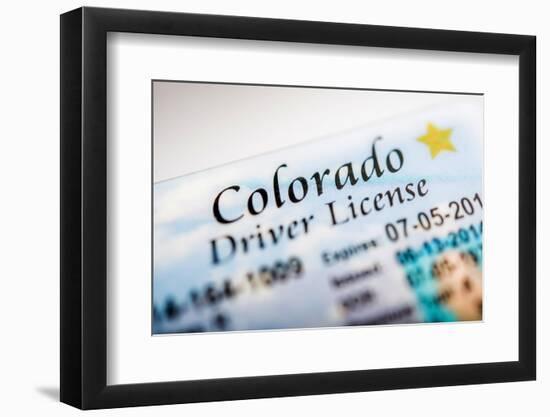 Colorado Driver License-duallogic-Framed Photographic Print