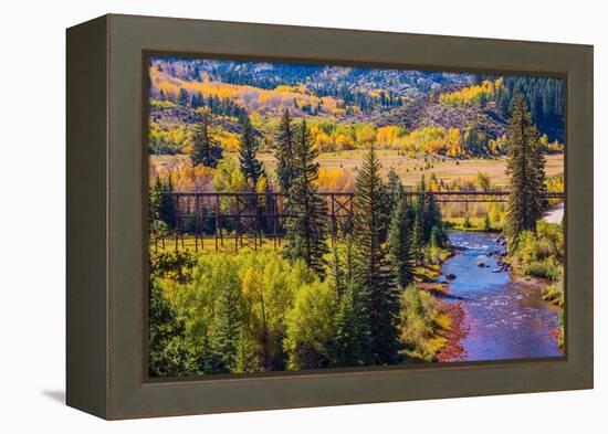 Colorado Fall Foliage-duallogic-Framed Premier Image Canvas