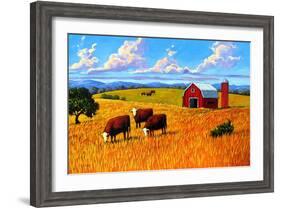 Colorado Farm In Late Summer-Patty Baker-Framed Art Print