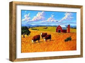 Colorado Farm In Late Summer-Patty Baker-Framed Art Print