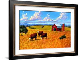Colorado Farm In Late Summer-Patty Baker-Framed Art Print