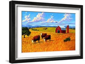 Colorado Farm In Late Summer-Patty Baker-Framed Art Print