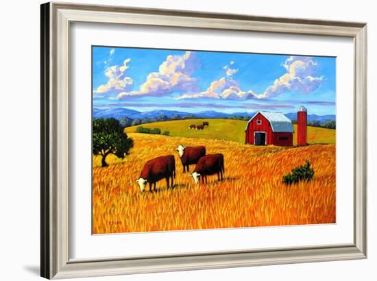 Colorado Farm In Late Summer-Patty Baker-Framed Art Print