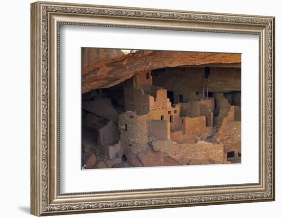 Colorado, Mesa Verde National Park, Cliff Palace, over 700 Years Old-David Wall-Framed Photographic Print