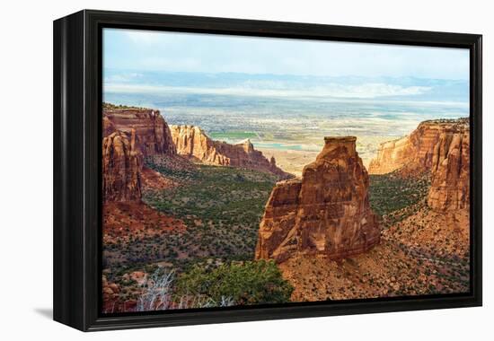 Colorado Monument Landscape-duallogic-Framed Premier Image Canvas