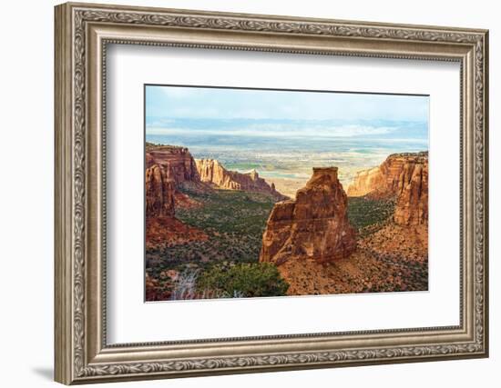 Colorado Monument Landscape-duallogic-Framed Photographic Print