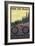 Colorado - Mountain Bike Scene-Lantern Press-Framed Art Print