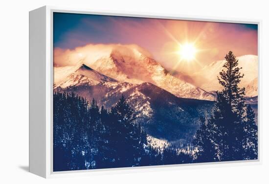 Colorado Mountains Vista-duallogic-Framed Premier Image Canvas