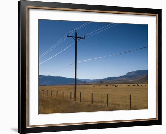 Colorado, Near Granby, Farmland, USA-Alan Copson-Framed Photographic Print