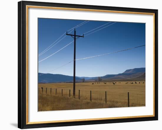 Colorado, Near Granby, Farmland, USA-Alan Copson-Framed Photographic Print