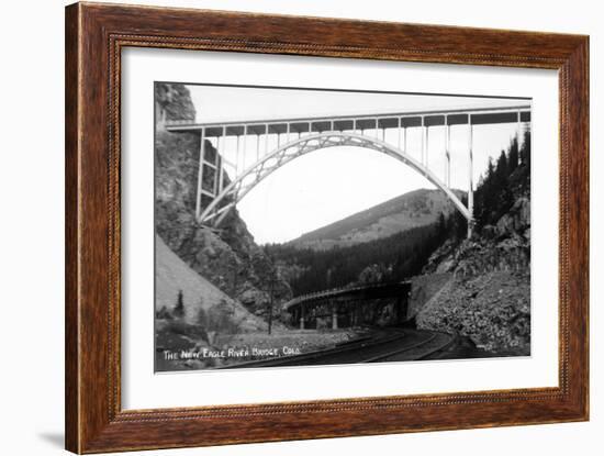 Colorado - New Eagle River Bridge near Red Cliff-Lantern Press-Framed Art Print