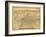 Colorado - Panoramic Map of Colorado Springs No. 3-Lantern Press-Framed Art Print