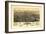 Colorado - Panoramic Map of Greeley-Lantern Press-Framed Art Print