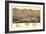 Colorado - Panoramic Map of Salida-Lantern Press-Framed Art Print