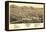 Colorado - Panoramic Map of Salida-Lantern Press-Framed Stretched Canvas