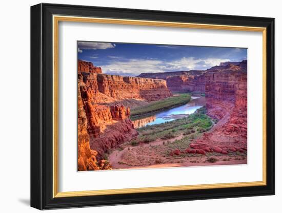 Colorado River at Canyonlands-null-Framed Art Print