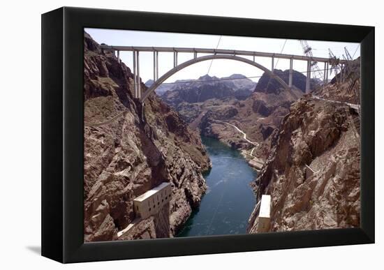 Colorado River Below Hoover Dam-Mark Williamson-Framed Premier Image Canvas